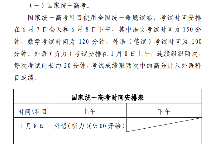 2023參考|2022年山東高考具體時間安排