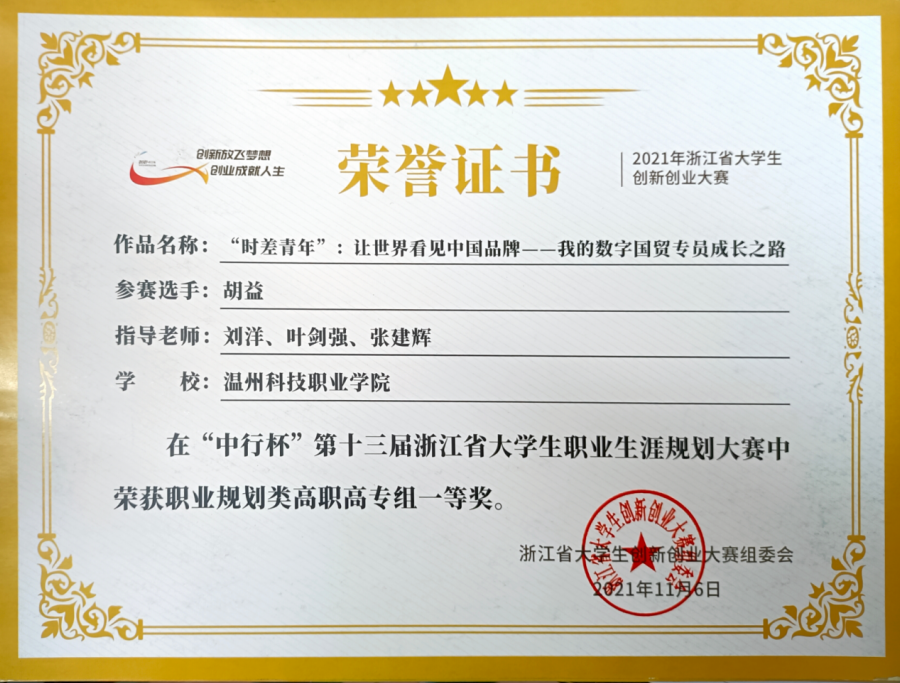 温州科技职业学院国际商务专业介绍