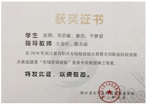 温州科技职业学院市场营销专业介绍